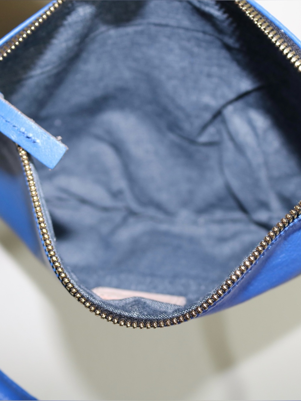 Clare V. Petit Moyen Messenger Bag in Royal Blue - Picture 11 of 13